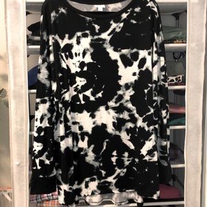 LuLaRoe Long Sleeve Norah Boat Neck Top - 3X - Excellent Condition